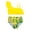 Yellow, variant on Yindaity Girls Swimsuit 2 Piece Girls Swimsuits Bikini Set,Two Piece Swimsuit Cross Bathing Suit Girls' Swimwear(Yellow,8-9 Years)