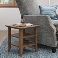 thumbnail image 1 of SIMPLIHOME Acadian End Table, 19 inch, Rustic Natural Aged Brown, 1 of 5