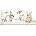 thumbnail image 2 of Parker, Jennifer Paxton 14x8 Gold Ornate Wood Framed with Double Matting Museum Art Print Titled - English Bunnies Collection D, 2 of 4