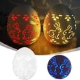 thumbnail image 1 of Children's Easter Egg Night Light LED Egg Light With Rabbit Hollow Easter Home Decoration 7 RGB Colors Easter Decorative Faucet Light With Control Baby Portable Astronomy for Kids, 1 of 7