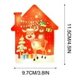 thumbnail image 3 of Cevemin Window Lights Christmas Decor - LED Christmas Window Lights Novelty Hanging 3D Xmas Curtain Lights String USB for Indoor Window Bedroom Star Snowflake Snowman Xmas Tree Stockings, 3 of 3