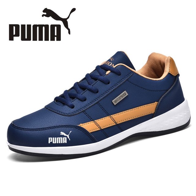 Hombres Zapatos De Cuero Tenis Zapatillas De Deporte Transpirable Talla 38-48 Super Ligero Blanco Casuales Hombre Puma Grande Gao Jiahui unisex