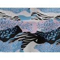 thumbnail image 4 of oneOone Viscose Jersey Baby Blue Fabric Skins Animal Craft Projects Decor Fabric Printed By The Yard 60 Inch Wide, 4 of 5