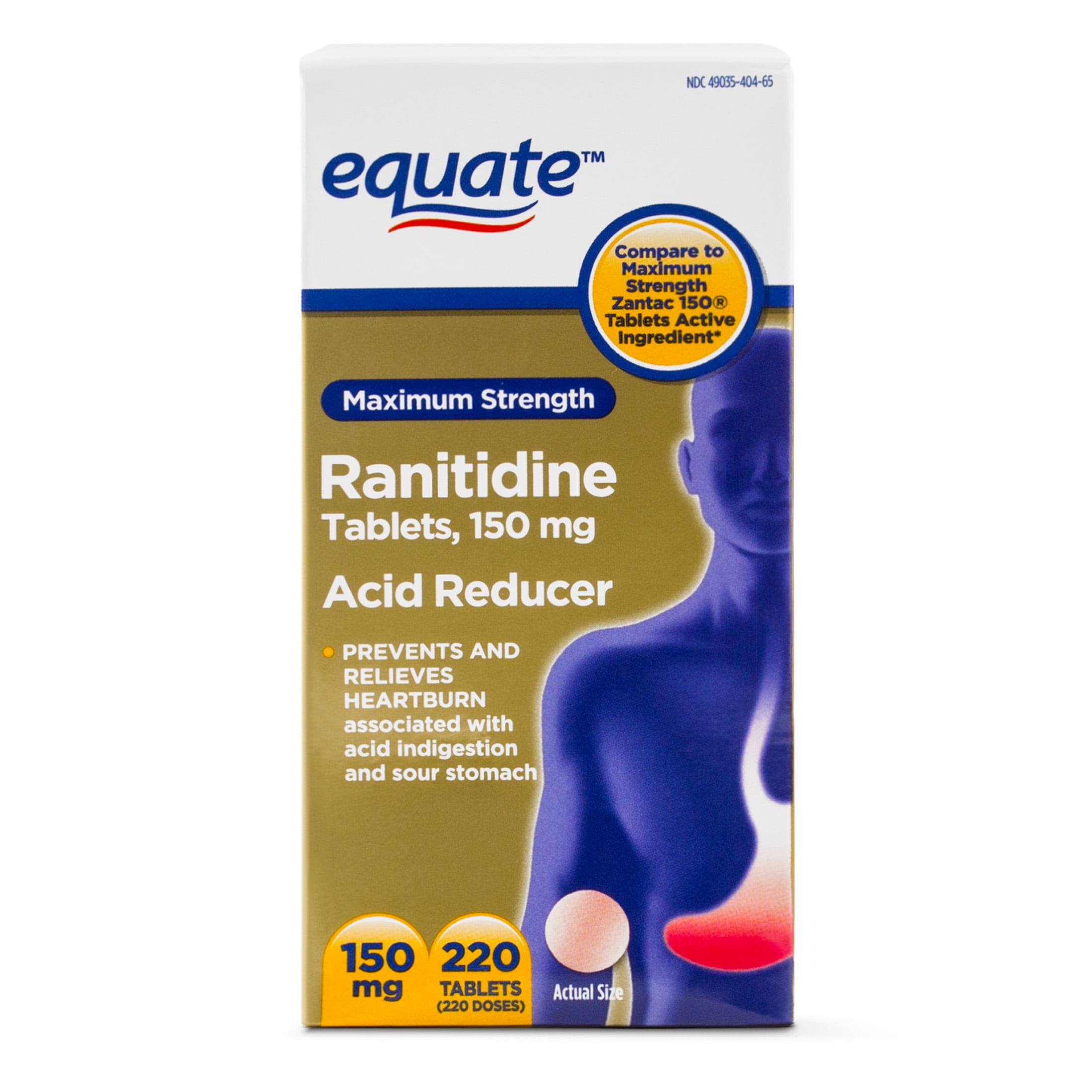 Zantac dosage too high