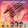 thumbnail image 2 of GloryStar 【LEJUBLOCK】Demon Slayer diamond blocks nanoblocks Building Block Tanjirou Nezuko Zenitsu Inosuke Shinobu Tengen Shinjurou Akaza figure Pressure-relief toys birthday present 68324, 2 of 9