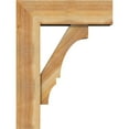 thumbnail image 3 of Ekena Millwork 8"W x 24"D x 32"H Balboa Block Rough Sawn Bracket w/ Offset Brace, Western Red Cedar, 3 of 25
