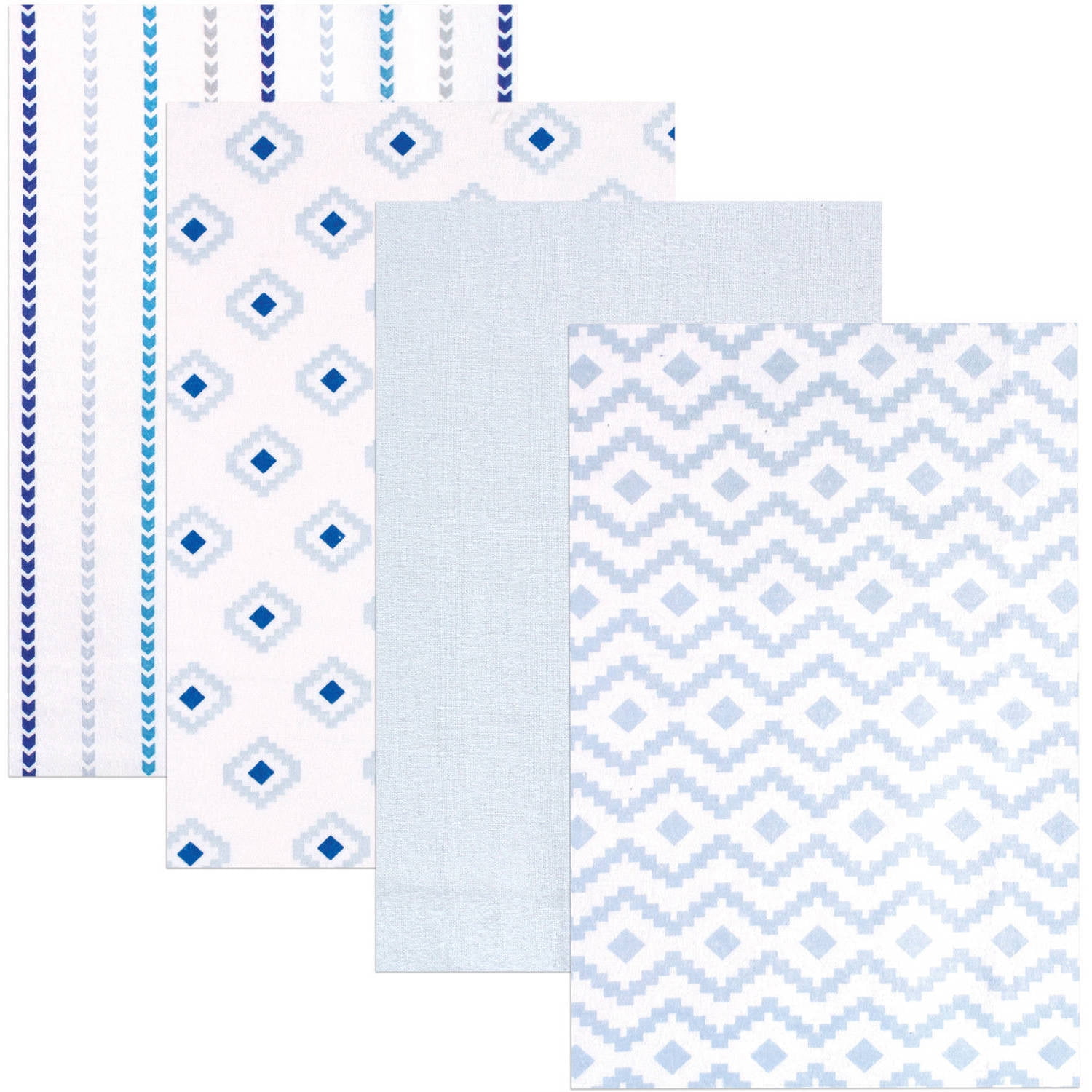 modern baby receiving blankets 4 pack