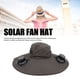 thumbnail image 3 of Sombrero De Ventilador Con Energía Solar, Ancho De Cubo De Pesca Al Aire Libre De Borde Con 2 Ventiladores De Velocidad Ajustable USB Recargable Para Caminar Para Acampar, 3 of 7
