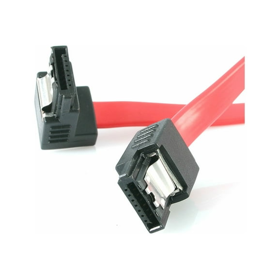 StarTech 18in Latching SATA to Right Angle SATA Serial ATA Cable