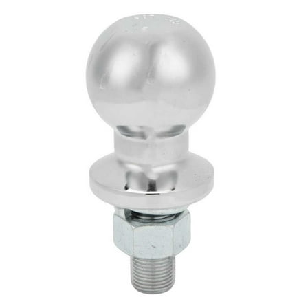 2in Trailer Hitch Ball 3/4x13/4in Shank Universal 3500LBS Steel Chrome Plated Caravan Towing Ball ,Heavy-Duty