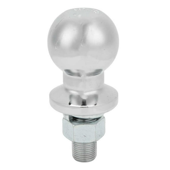 2in Trailer Hitch Ball 3/4x13/4in Shank Universal 3500LBS Steel Chrome Plated Caravan Towing Ball ,Heavy-Duty