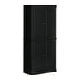 thumbnail image 5 of Palace Imports 100% Solid Wood Kitchen Pantry Storage Cabinet with Solid Doors and Adjustable Shelves, Black, 5 of 8