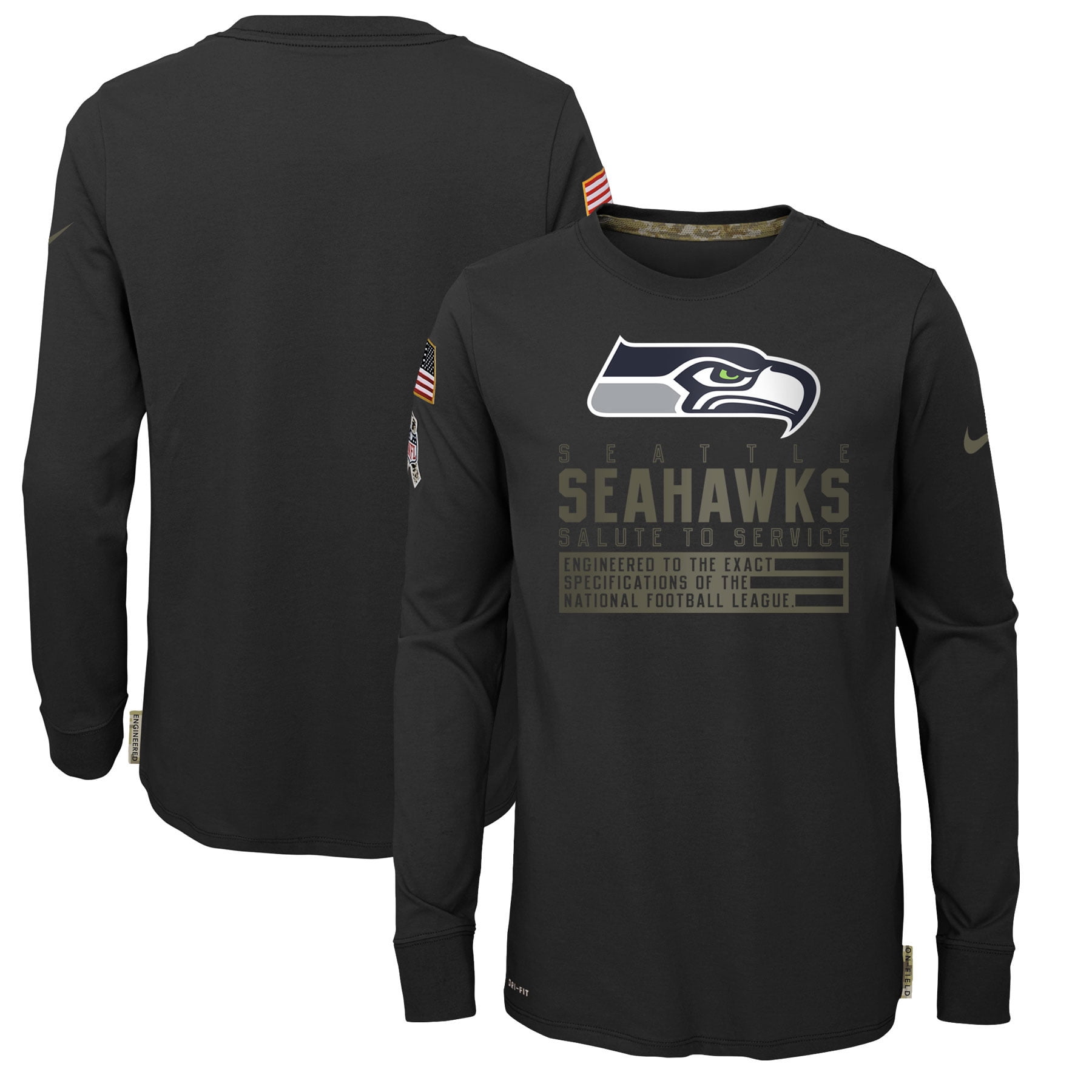 black seahawks t shirt