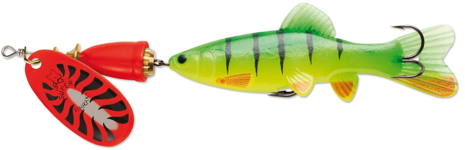 Blue Fox Vibrax Chaser, Orange Craw 1/2 oz