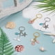 thumbnail image 4 of 4 llaveros de concha y estrella de mar de 2 estilos, llaveros de aleación de concha y estrella de mar, llavero de playa para bolso, llavero, regalo con temática de playa, 4 of 6