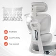 thumbnail image 4 of Ergonomic Office Chair, Computer Desk Chair Comfy with Adjustable Padded Headrest,Comfortable Lumbar Support &3D Armrest Gaming Chairs for Bedroom,Study,Student,Wide Seat,Grey, 4 of 7