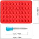thumbnail image 2 of 3 Pieces Silicone Candy Mold Silicone Teddy Bear Molds Silicone Molds with Droppers for Gummy Bears, Jelly, Chocolate, Halloween Christmas Candy (Blue, 2 of 4