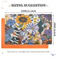 thumbnail image 6 of Yayeee Doormat for Inside 20"x32" Absorbent Low-Profile Washable Non-Slip Rubber Backed Entryway Rug, Purple Flowers, 6 of 8