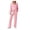 Pink, variant on Pinspark Lounge Sets for Women Side Slit Sweatshirt Straight Leg Sweatpants with Pockets 2 Piece Matching Set 2025 Fall Fashion Sweatsuit Activewear Tracksuit