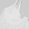 thumbnail image 6 of Lingerie for Women Apparel for Women Lace Bralette Camisole Top with Strappy Design for Home Casual Comfort All Season White S, 6 of 8