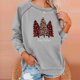 thumbnail image 4 of Sudaderas Navideñas Para Mujer, Camiseta Holgada Estampada A La Moda, Blusa de Manga Larga, Tops Casuales de Cuello Redondo Odeerbi ODB191867, 4 of 7