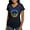 Navy, variant on CafePress - I Stand With Ukraine Peace Women's V Neck T Shirt - Women's V-Neck Dark T-Shirt