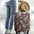 thumbnail image 2 of Stretch Luggage Cover M(22-24in)– Elastic Travel Suitcase Protector with Handle Openings & Bottom Closure, Washable Polyester Spandex Cover for 18"-32" Suitcases, S/M/L/XL Size, 2 of 6