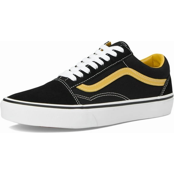 VANS U OLD SKOOL™ UNISEX SNEAKERS - BLACK / YELLOW - Pop Yellow / Men 7.5 / Women 9 / Medium