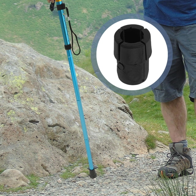 BESTYASH 10Ud Tapones De Para Bastones De Trekking Material Resistente Color Negro