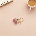thumbnail image 4 of LOLIPPYY Sparkling Rhinestone Cherry Keychain Zinc Alloy Charm for Handbag Or Backpack, 4 of 8