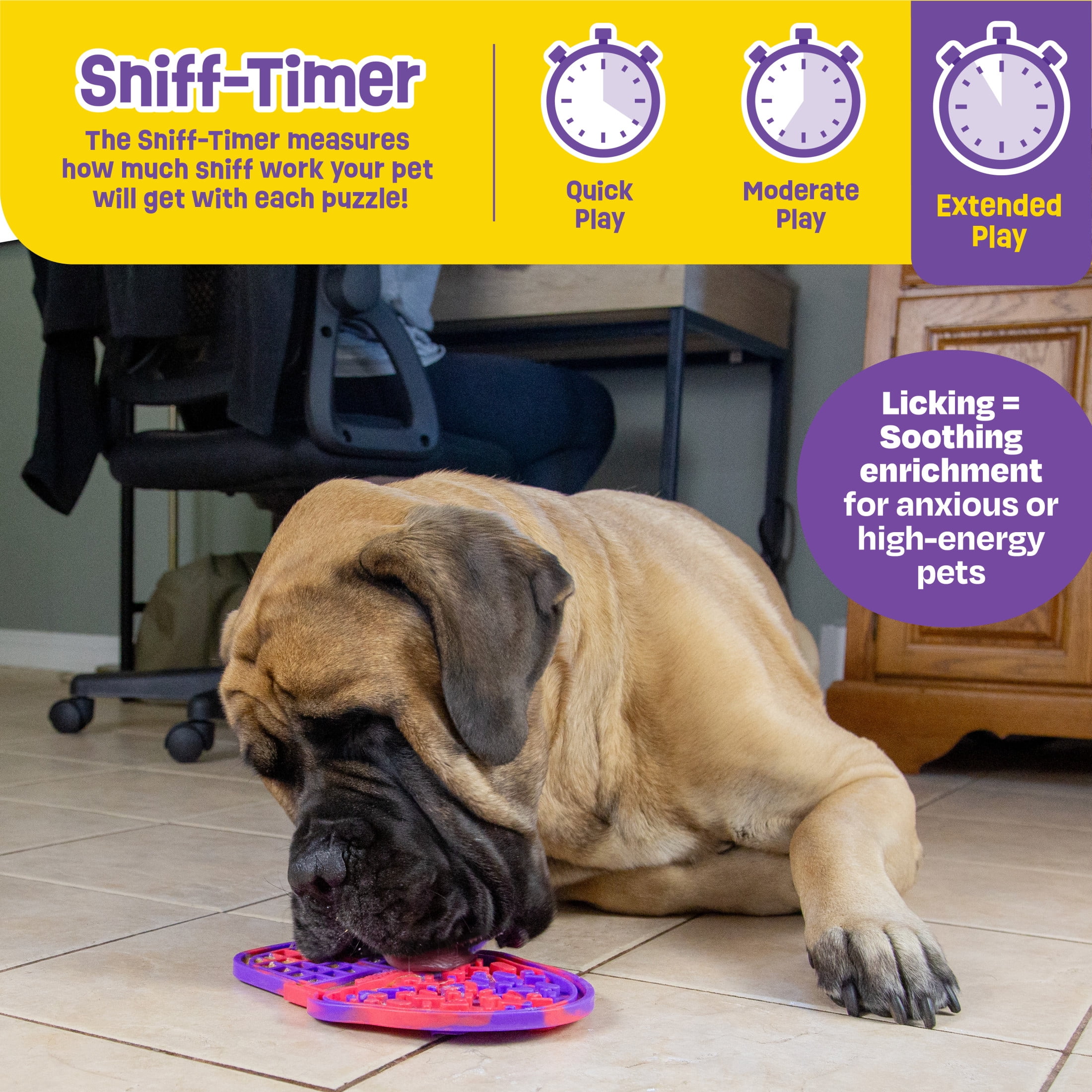 Brightkins  Pup Cone Lick Mat, Enrichment  and Interactive Dog Toys