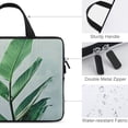 thumbnail image 3 of Werpe Leaf Plant Minimalism Laptop Bag Diving Fabric Soft Carrying Travel Case Neoprene Tablet Cover 17inch, 3 of 5