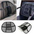 thumbnail image 5 of NOGIS Mesh Back Lumbar Support with Massage Beads,Back Support Seat Cushion Adjustable Car Seat Lumbar Support Ergonomic Backrest for Office Home Car Seat Chair Cushion, 15 x 16 inch, 5 of 9