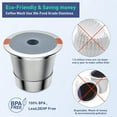 thumbnail image 5 of Reusable Stainless Steel Coffee Filters for Keurig 1.0 & 2.0 Brewers - BPA-Free Reusable K-Cup Pods (2 Pack), 5 of 10