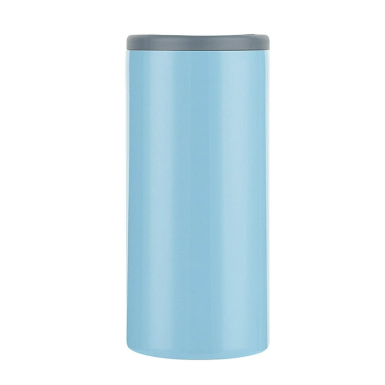 Double Walled Stainless Steel Insulated Slim Can Cooler For Slim