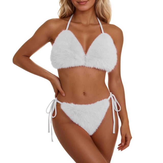 Beachwear Set for Summer Leisure with Sleek Strapless Solid Design and Versatile Two-Piece Bikini Ensemble