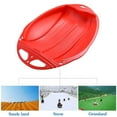 Vikakiooze Round sled, Round Snow Discs for Children, Round Sand Slider Disc Toy Snow Sled Ski
