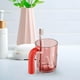 thumbnail image 3 of Vaso para Enjuague Bucal con Soporte para Cepillos de Dientes: Diseño de Alta Gama para Uso Doméstico, Accesorios Dentales para Estudiantes y Parejas con Ranura de Silicona, Paquete de 1, 3 of 6