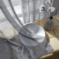 thumbnail image 1 of Cortinas Maison Colette, lujosas cortinas de lino natural, 132 x 160 cm, color gris, 1 of 6