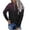 Wine, variant on Women Casual Hoodies Gradient Printed Loose Crew Neck Pullover Tops Long Sleeve Drawstring Hooded Sweatshirt with Pockets Wine XL