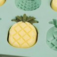 thumbnail image 3 of moldes de silicona de 8 cavidades con forma de piña, divertidos moldes para bandejas de cubitos de hielo, chocolates, crayones, bombas de grasa cetogénicas y decoración de pasteles., 3 of 5