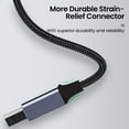 thumbnail image 4 of USB A to USB B 2.0 Printer Cable 1m/2m/3m USB Type C To USB B Cable For PC Canon Epson HP Printer Cord Scanner USB Printer Cable, 4 of 6