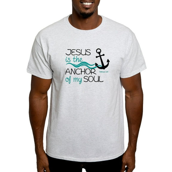 CafePress - Jesus Is The Anchor Light T Shirt - Men's Classic Graphic T-Shirt