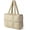 Beige-A, variant on Puffer Tote Bag for Women, Large Quilted Puffy Handbag Lightweight Satchel Purse for Work Travel Gym Shop