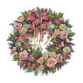 thumbnail image 2 of de rosas, , s de , patrones impresos, tela, adorno navideño, colgante de pared, 11 u., para adultos, principiantes, d perfecl Kits de punto de cruz estampado, 2 of 8