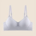 thumbnail image 4 of LADIGASU Young Girls Solid Color Soft Comfortable Breathable Children Thin Style Student Bra Underwear, 4 of 6
