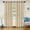 Beige, variant on Superior Semi-Sheer Moroccan Printed Curtain Set of 2, 52" x 63", Rust