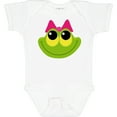 thumbnail image 3 of Inktastic Frog Face girl Girls Baby Bodysuit, 3 of 5