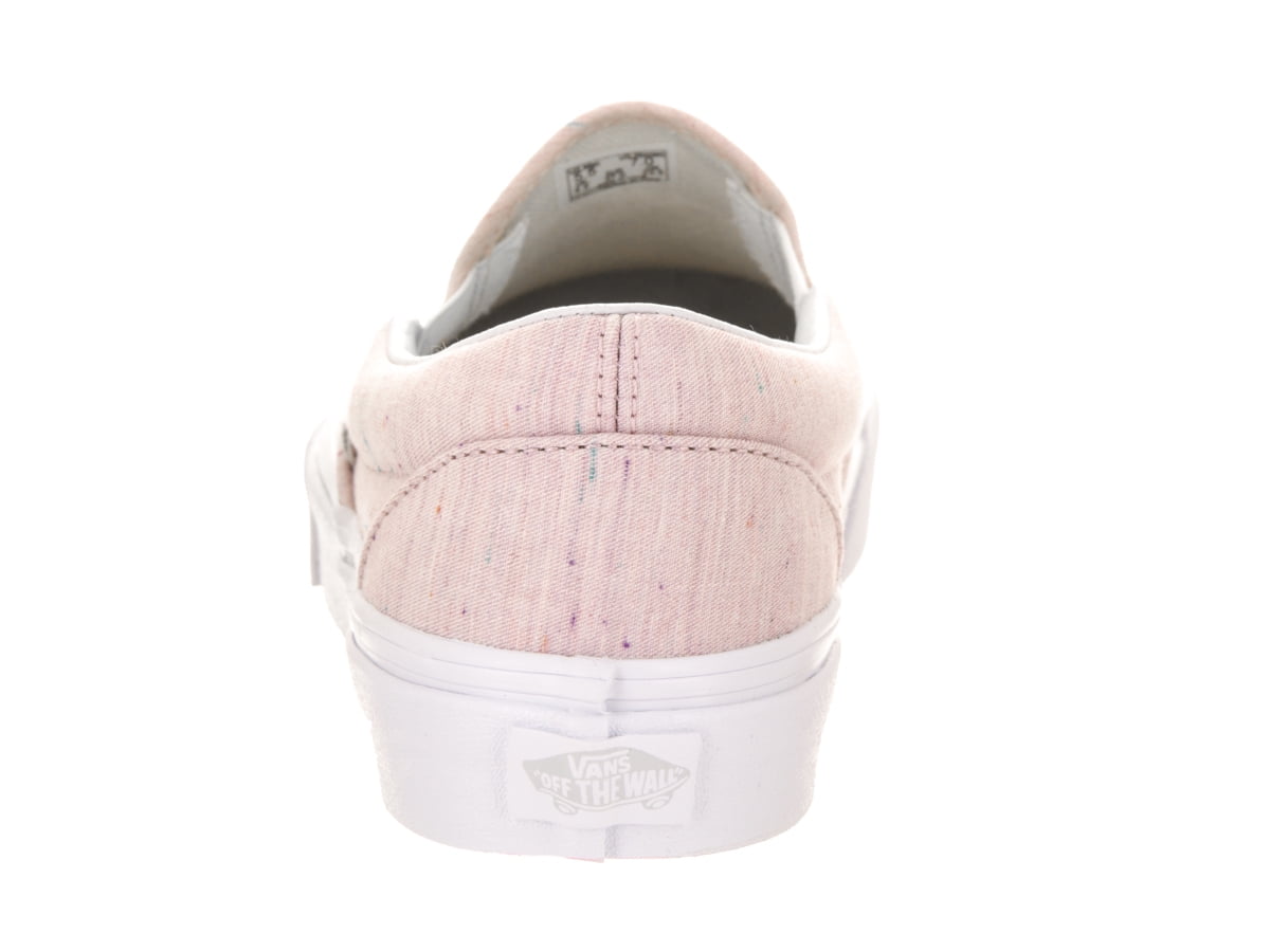 Vans Classic Slip-On Speckle Jersey Pink / True White Ankle-High