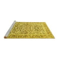 thumbnail image 2 of Ahgly Company Machine Washable Indoor Rectangle Persian Yellow Traditional Area Rugs, 2' x 4', 2 of 4